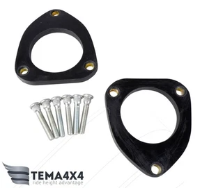 Tema4x4 Front Strut Spacers 10mm for Toyota Echo Yaris iQ Porte Lift Kit - Picture 1 of 2