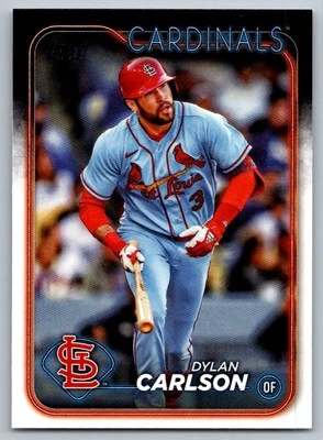2024 Topps Dylan Carlson St. Louis Cardinals #561 - Image 1 of 2