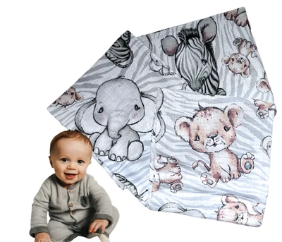 BABYBAZAAR 1 pieza GRANDE 70X80CM ALGODÓN BEBÉ MUSELINA CUADRADOS PAÑOS ERUCTADOR TOALLA BABERO