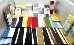 Konvolut 33 Vintage Nähborte Posten - Schrägband, Nahtbindung, Zackenlitze - Bild 1 von 10