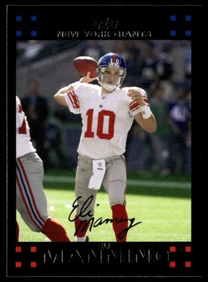 2007 Topps Eli Manning New York Giants #30 - Image 1 of 2