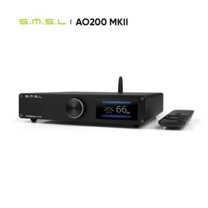 SMSL AO200 MKII Digital Power Amplifier Bluetooth 5.0 Input XLR Speaker Output - Picture 1 of 8