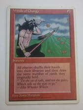 MTG Magic the Gathering English Winds of Change 1995 4th Edition LP