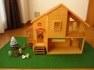 Sylvanian Families Big House Red Roof HA-21 Vintage Calico Critters & Bonus RARE - Picture 1 of 24