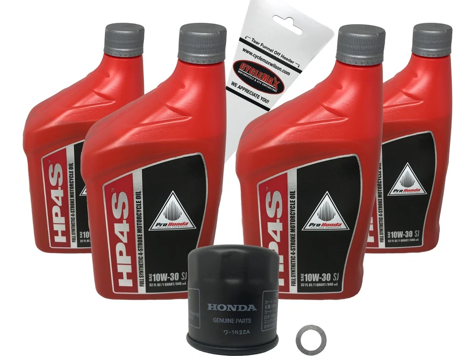 Kit de cambio de aceite sintético completo Honda OEM para 2001-2017 GL 1800 Goldwing Foto 1 de 2