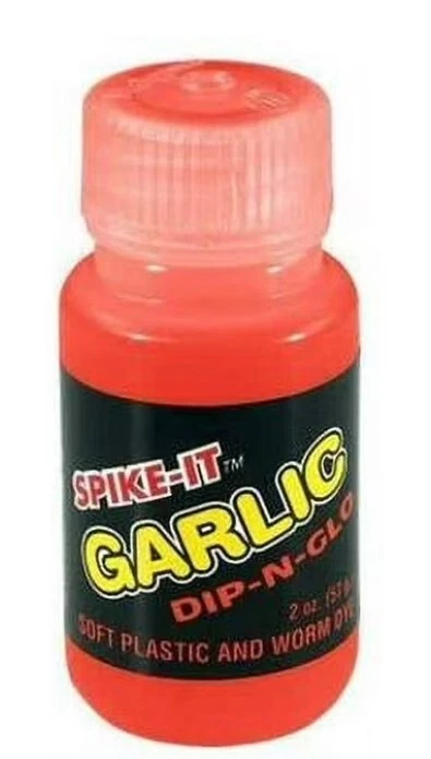 SPIKE-IT DIP-N-GLO 2OZ ORANGE SOFT PLASTIC CRAWFISH SCENTED LURE DYE - Image 1 of 1