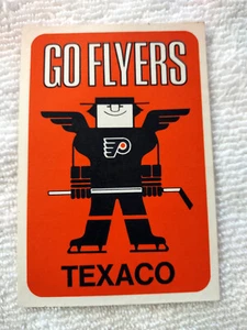 Vintage 1970s Texaco Philadelphia Flyers Decal Sticker. - Picture 1 of 2