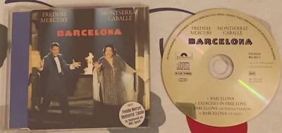 Freddie Mercury Montserrat Caballe - Barcelona - UK 4 Track CD Single - Image 1 of 4