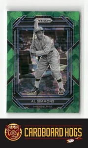 2023 Panini Prizm #220 Al Simmons Philadelphia Athletics Green Ice Prizm - Picture 1 of 2