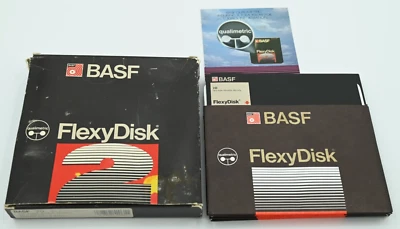 Vintage Box of (10) BASD 2D 8" FlexyDisks Two Sided Double Density - Image 1 of 2