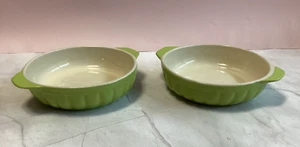 Juego de 2 cazuela verde interna Royal Norfolk Greenbrier 6 pulgadas - Imagen 1 de 14