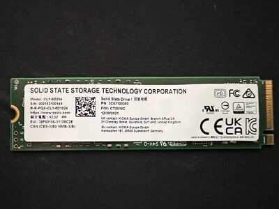 KIOXIA SSSTC 256GB M.2 NVMe 2280 SSD CL1-8D256