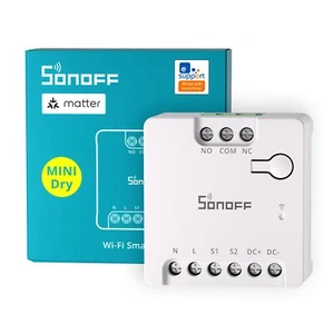 SONOFF Smart Dry WiFi Switch,Garage Door Opener Switch, Dry Contact Relay Module - Picture 1 of 12
