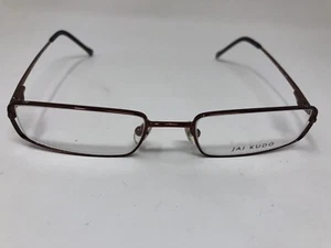 Jai Kudo Eyeglasses Frame 411 M03 50-19-135 Bronze Metal Flex Hinge PR95 - Picture 1 of 7
