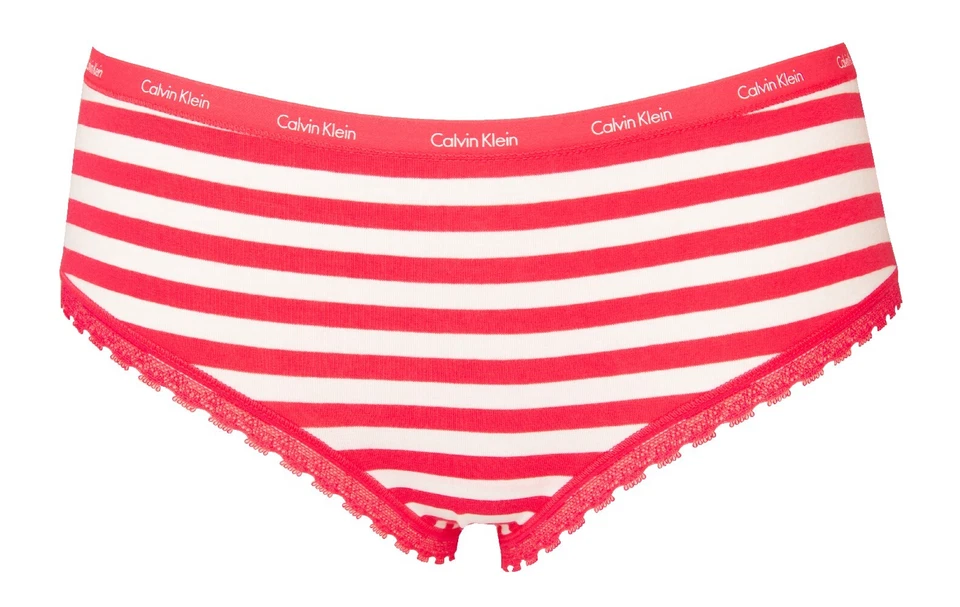 CALVIN KLEIN Damen-Culottes-Stretch-Baumwollhose mit sichtbarem Gummiband mit Lo - Bild 1 von 1