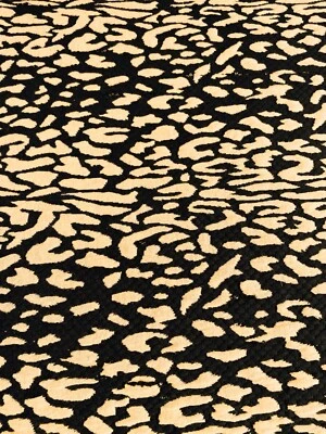 Camiseta deportiva de Jacquard de 2M marrón caramelo negro patrón leopardo tela para confeccionar Foto 1 de 3