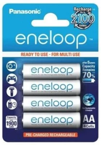 Pile rechargeable LR6 (AA) NiMH eneloop HR06 1900 mAh 1.2 V 4 pc(s) - Imagen 1 de 1
