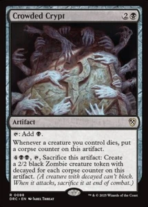 MTG - CROWDED CRYPT - Aetherdrift Commander (R) - Picture 1 of 1