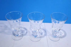 Lot Of 3 George & Martha Wine Glasses By Nancy Prentiss - Picture 1 of 12