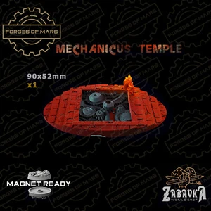 Bases Toppers - Mechanicus Temple - Oval 90x52mm (x1) - Picture 1 of 1