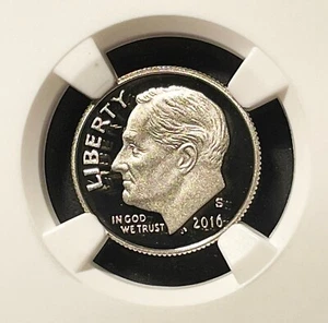 2016 S Clad 10c Roosevelt Dime NGC PF 70 RD ULTRA CAMEO EARLY RELEASES - Picture 1 of 11