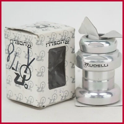 NOS RUDELLI 1+1/8" INCH HEADSET VINTAGE THREADED THREAD OLD STEEL ALUMINIUM MTB - Image 1 of 4