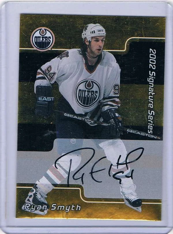2001-02 BAP Signature Series Autographs Gold #115 Ryan Smyth Auto Oilers - Image 1 of 1