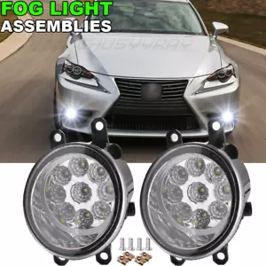 For 2011-2015 Lexus IS250 IS350 Pair Front Bumper Fog Light Lamps Left&Right - Picture 1 of 14