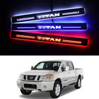 LED Car Door Sill Courtesy Light DC 12V Fit For Nissan Titan A60 2003-2015