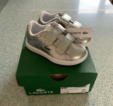 baby girl lacoste trainers
