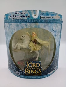 Lord Of The Rings AOME Warriors & Beasts Gandalf White on Shadowfax Nice *Read* - Picture 1 of 14