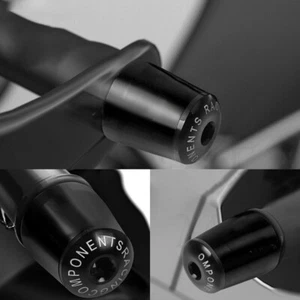 For Kawasaki KLR650 Handle bar Balanced Plug Slider End Weights Grip Cap, Black - Imagen 1 de 3