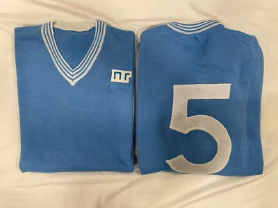 Maglia NAPOLI N°5 RUUD KROL 1980/81 Acrilico Lanetta Vintage Calcio Anni 80 - Immagine 1 di 4