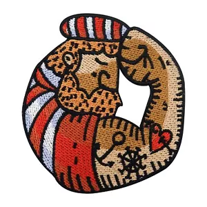 Seemann Patch | Maritime Patches Anker Schiff Aufbügler | Meer Flicken Bügelbild - Bild 1 von 6
