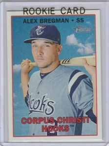 ALEX BREGMAN RARE $$ ROOKIE CARD Corpus Christi Hooks TOPPS HERITAGE BASEBALL RC - Picture 1 of 2