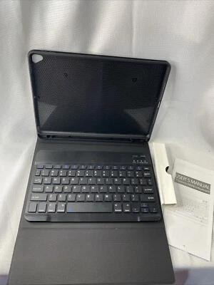 Slim Folio Wireless Keyboard and Cover Case - Black, With Manual - Image 1 of 4