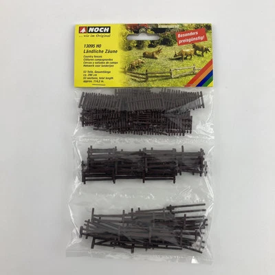 Noch 13095 Ho Scale Three Rustic Fences for Mountain - Size 250 cm - Image 1 of 4
