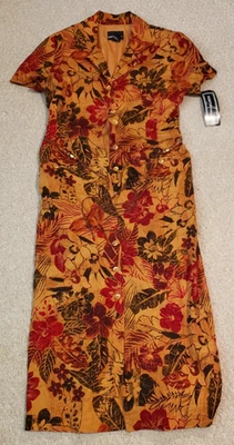 Vestido Positive Attitude Manga Corta Talla 8P Estilo #1153347 Dorado NUEVO CON Etiquetas Foto 1 de 4