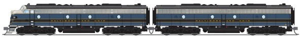 BROADWAY LTD (N) 8813 B&O E7A/E7B RD#'S 92/52X DC/DCC/SOUND - NEW - Image 1 of 1