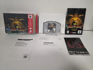 Mortal Kombat 4 MK4 (Nintendo 64, 1998) N64 Complete CIB w/ Poster & Inserts - Picture 1 of 14