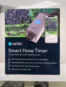Temporizador de manguera inteligente Rachio 1 válvula 1 concentrador WiFi controlado por aplicación - Imagen 1 de 3