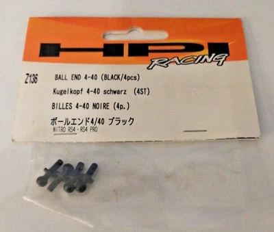 HPI Racing RC Z136 Ball End 4-40 4pcs - Image 1 of 2