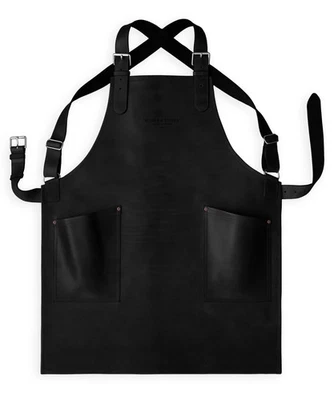 Genuine Leather Apron for Woodworking, Chef, Barber, Barista, Grilling, BBQ. - Image 1 of 4