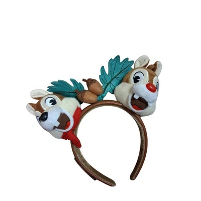 Disney Ardilla Valle Chip Diadema Orejas Bellotas Hojas Fort Wilderness Loungefly Foto 1 de 4