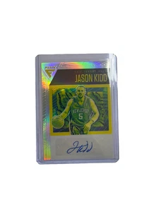 20/21 PANINI FLUX JASON KIDD REFRACTOR AUTO NEW JERSEY NETS - Picture 1 of 1