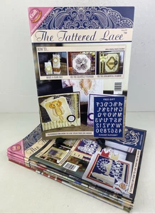 The Tattered Lace Magazine Bundle X7 Issues 2013/14 Ideas Advice, Projects, Xmas - Imagen 1 de 24