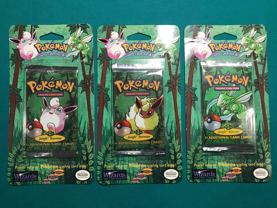 Sealed Jungle Blister Pack - Wigglytuff/Flareon/Scyther - Pick - Изображение 1 из 1