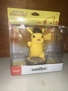 Nintendo Detective Pikachu Amiibo Pokemon Jumbo Oversized New Sealed - Picture 1 of 9