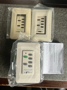 Kichler 371042 65K 4.5-in 3 -Speed Wall-Mount Wall Switch For Ceiling Fan New - Picture 1 of 3