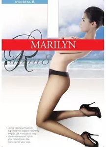 Marilyn "RIVIERA8 " 8 Denier , T-band,Sheer To Wais Tights- Classic - Picture 1 of 4